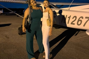 Miami Beach: Night Lights Private Air Tour - Free Champagne