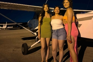 Miami Beach: Night Lights Private Air Tour - Free Champagne