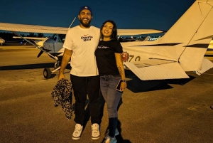 Miami Beach: Night Lights Private Air Tour - Free Champagne