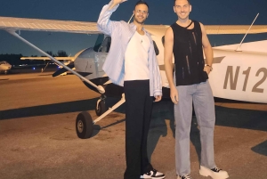 Miami Beach: Night Lights Private Air Tour - Free Champagne