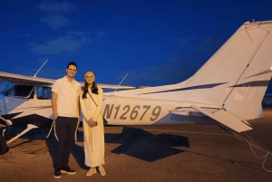 Miami Beach: Night Lights Private Air Tour - Free Champagne