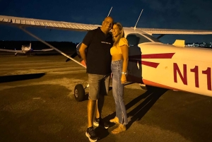 Miami Beach: Night Lights Private Air Tour - Free Champagne