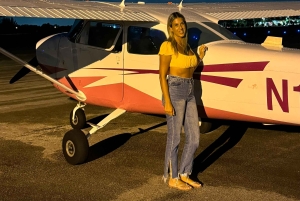 Miami Beach: Night Lights Private Air Tour - Free Champagne