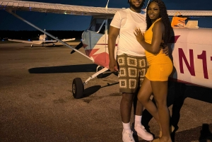 Miami Beach: Night Lights Private Air Tour - Free Champagne