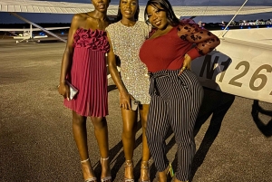 Miami Beach: Night Lights Private Air Tour - Free Champagne