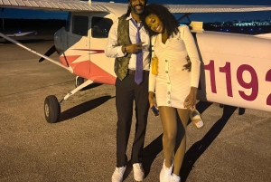 Miami Beach: Night Lights Private Air Tour - Free Champagne