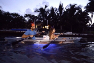 Miami Beach: Night Time Neon Kayak Experience