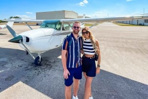 Miami Beach: Luxe privétour per vliegtuig met champagne