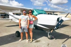 Miami Beach: Tour privado de lujo en avión con champán