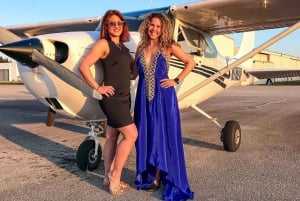 Miami Beach: Wycieczka prywatnym luksusowym samolotem z szampanem