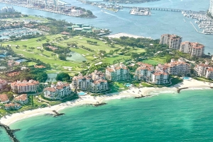 Miami Beach: Private Romantic Sunset Flight with Champagne