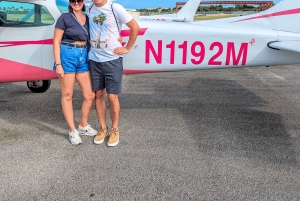 Miami Beach: Private Romantic Sunset Flight with Champagne