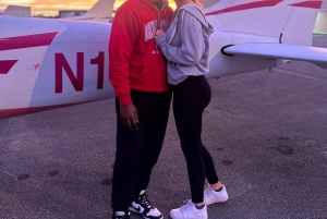 Miami Beach: Private Romantic Sunset Flight with Champagne