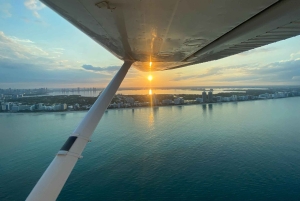 Miami Beach: Private Romantic Sunset Flight with Champagne