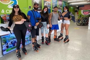 Miami Beach: Rollerblade Rental with Protection Gear