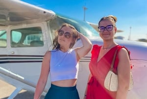 Miami Beach: South Beach Private Airplane Tour with Drinks