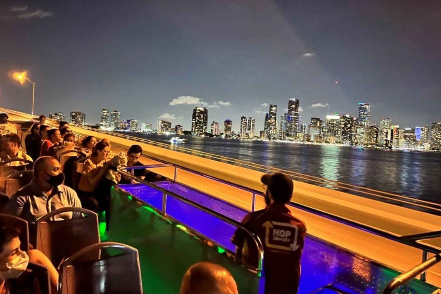 miami bus tour night