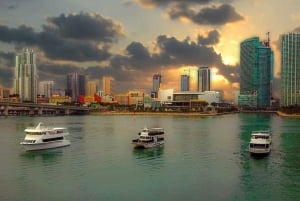 Miami : Croisière au coucher du soleil dans la baie de Biscayne et à South Beach