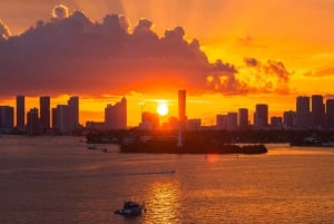 Miami : Croisière au coucher du soleil dans la baie de Biscayne et à South Beach
