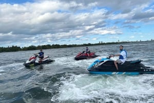 Miami: Alquiler de motos acuáticas en la Bahía de Biscayne y paseo en barco gratis