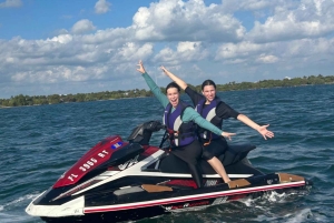 Miami: Alquiler de motos acuáticas en la Bahía de Biscayne y paseo en barco gratis