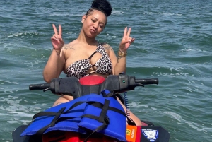 Miami: Alquiler de motos acuáticas en la Bahía de Biscayne y paseo en barco gratis