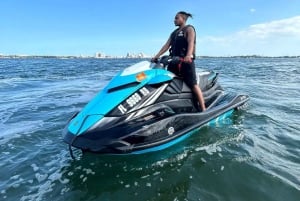 Miami: Alquiler de motos acuáticas en la Bahía de Biscayne y paseo en barco gratis