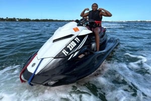 Miami: Alquiler de motos acuáticas en la Bahía de Biscayne y paseo en barco gratis