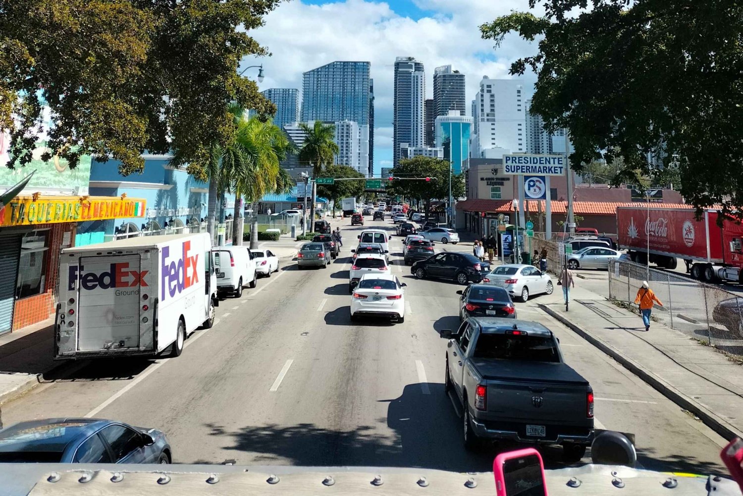Miami Beach : Visite touristique combinée en bus et en bateau