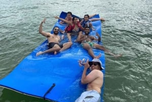 Miami: Day Party on Boat and Secluded Island in Biscayne Bay