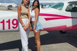 Miami : Visite privée du centre-ville en avion avec boissons non alcoolisées gratuites