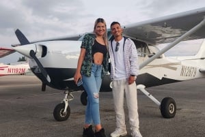 Miami: Tour privado en avión por el centro de la ciudad con refrescos gratis