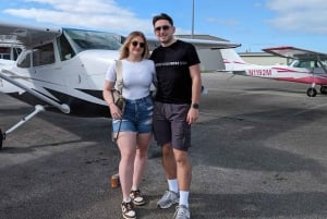 Miami: Tour privato in aereo del centro città con bevande analcoliche gratuite