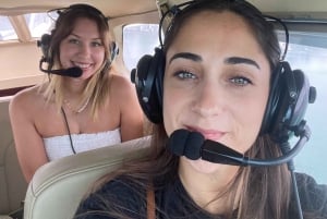 Miami: Downtown Private Airplane Tour with Free soft drinks