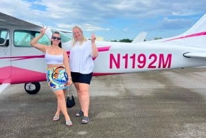 Miami: tour privado en avión por el centro de la ciudad con refrescos