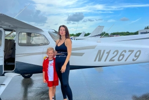 Miami: Tour particular de avião pelo centro da cidade com refrigerantes grátis