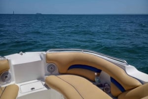 Miami: Desfruta deste passeio de barco privado, Sundeck 24Ft.