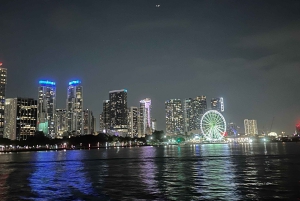Miami Evening Sunset Cruise Millionaire Homes+Skyline Lights
