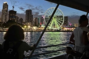 Miami Evening Sunset Cruise Millionaire Homes+Skyline Lights