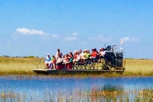 Miami : Les Everglades en canot pneumatique, photo et expérience avec les alligators