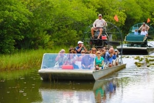 Miami : parc des Everglades, visite en bus et excursion en yacht