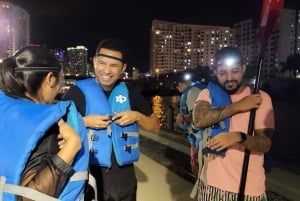 Miami: Opastettu LED-valaistu kajakkikierros yöllä juomien kera