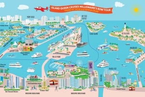 Miami Combo: Open-top Bus Tour & Millionaires Row Bay Cruise