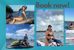 Miami: Have a blast with Jetski & FREE 30-min Boat Ride