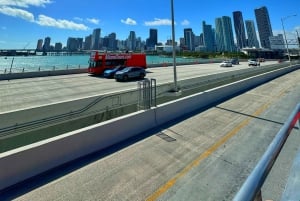 Miami: Hop-on Hop-off Bus Tour with Boat Cruise