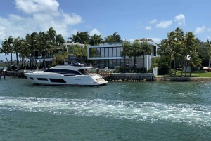 Miami: Iconic Celebrity Mansions and Biscayne Bay Boat Tour