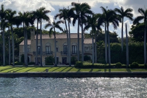 Miami: Iconic Celebrity Mansions and Biscayne Bay Boat Tour