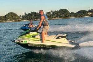 Miami: Jet Ski Adventure with Boat Ride at North Bay Village