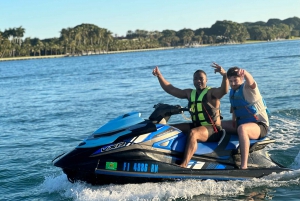 Miami: Jet Ski Adventure with Boat Ride at North Bay Village