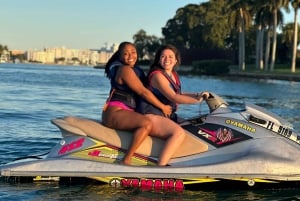 Miami: Jet Ski Adventure with Boat Ride at North Bay Village